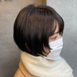 ショート カラー レイヤーカット/ ダブルカラー/ナナミのヘアスタイル