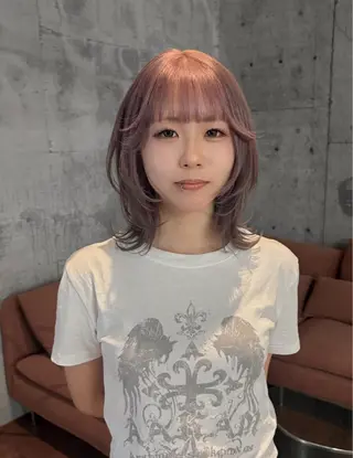 ミディアム カラー 【sica】 チナのヘアスタイル