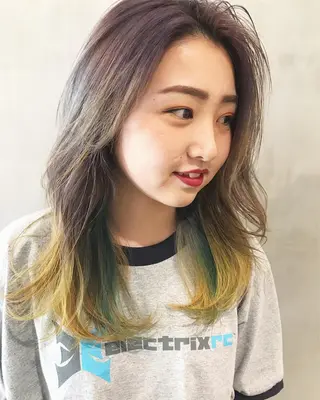 セミロング カラー 優作 〜圧倒的信頼〜のヘアスタイル