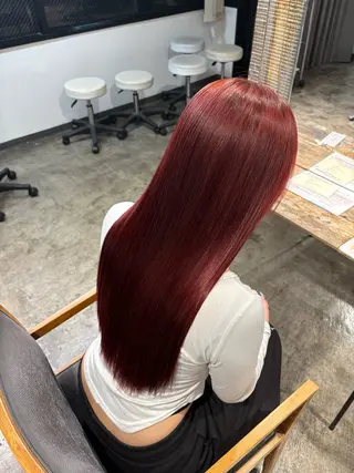 ロング カラー ナチュラルカラー/ ハイトーン AMIのヘアスタイル