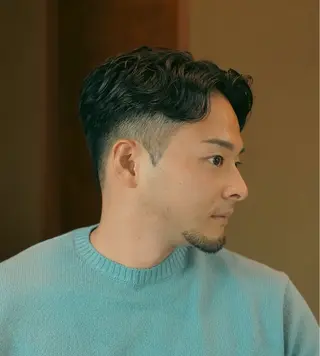 ショート メンズ メンズカット✂️ パーマ🌀　サトエリのヘアスタイル