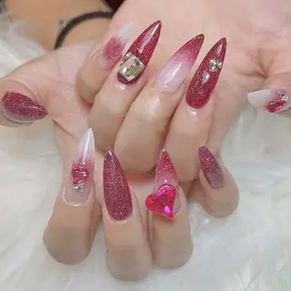 ネイル ANH ゴテゴテネイルのネイルデザイン