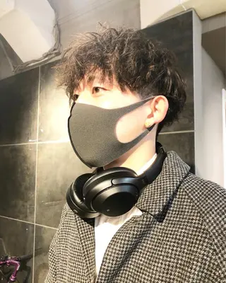 パーマ ヘアアレンジ メンズ メンズ特化✂️栗原 侑也のヘアスタイル