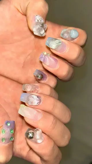 ネイル mira☼ 𐦍 ☼ nailのネイルデザイン