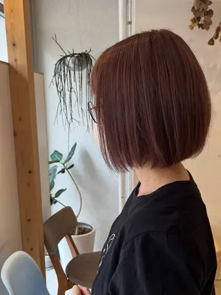 ショート カラー 佐藤　ひなの ／艶髪のヘアスタイル