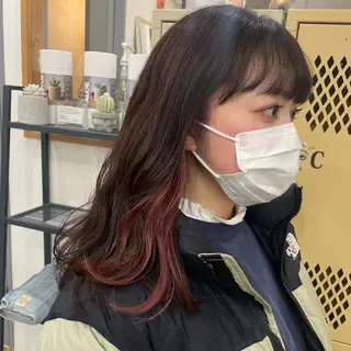 ミディアム SUNC/🤎 オオクマ　カナエ🤎のヘアスタイル