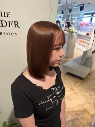 カラー ワンカラー🌙.* 艶カラー/NeNeのヘアスタイル