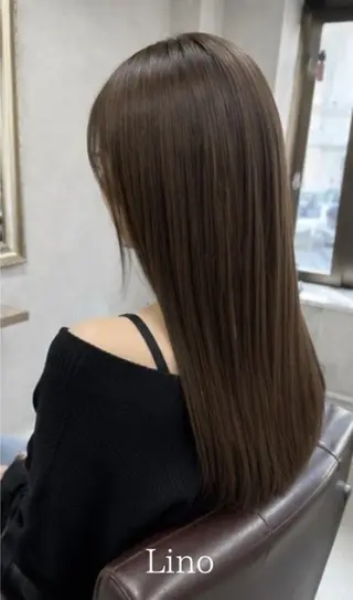 ロング Lien 髪質改善ストレートのヘアスタイル