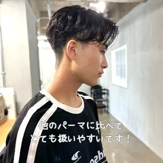 ショート パーマ メンズ メンズ/ダブルカラー /パーマ/来栖慧💈のヘアスタイル