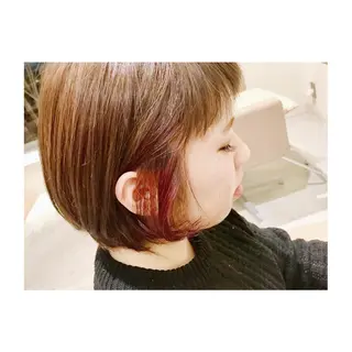ショート カラー 磯貝 美徳のヘアスタイル