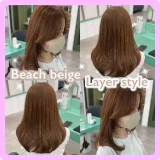 ミディアム カラー 推しヘア🎀 NATSUNEのヘアスタイル