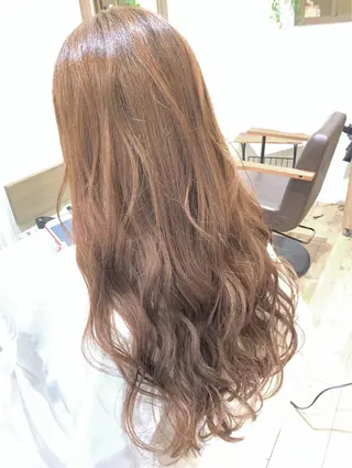 ロング カラー THE PARK キシオカのヘアスタイル