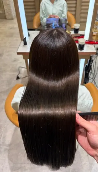 セミロング カラー Luce溝の口/ 孔喜のヘアスタイル