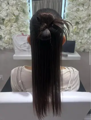 ロング ヘアアレンジ ベルグロー 原宿👸のヘアスタイル