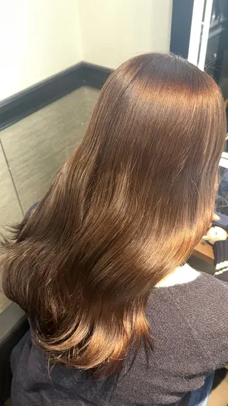 セミロング カラー ヘアアレンジ 🐥札幌赤み黄味消し /🐥ユウトのヘアスタイル