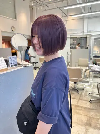 ショート カラー enif ヤマグチアツコのヘアスタイル