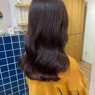 セミロング カラー mai 🎀 /  暖色カラー♡のヘアスタイル