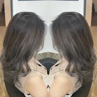 セミロング カラー ギャルの革命児 秀斗のヘアスタイル