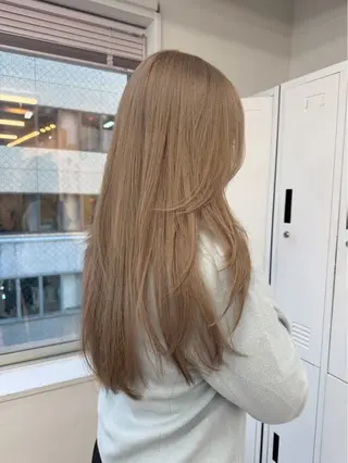 カラー ミルクティー/渋谷 shunta🌟🌟のヘアスタイル