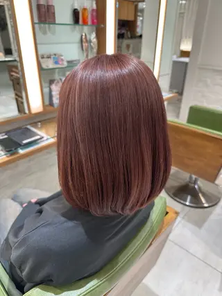 ミディアム カラー 若林 美由希のヘアスタイル