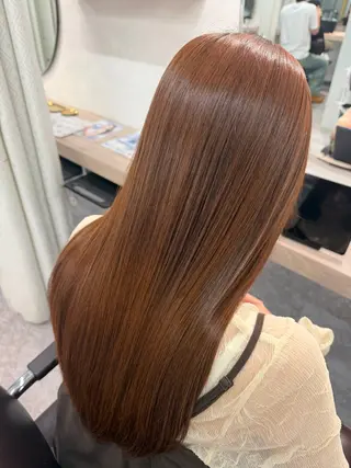 ミディアム 松永 果菜のヘアスタイル