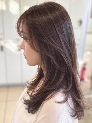 ロング カラー 金子 直樹のヘアスタイル