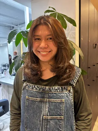 セミロング Viot 銀座 樋口 桃佳のヘアスタイル