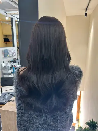 ロング カラー hubhair レイヤー/透明感のヘアスタイル