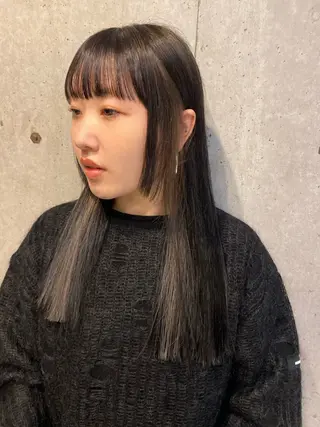 ロング カラー LUVISM新潟🎀 透明感カラー/ミユのヘアスタイル