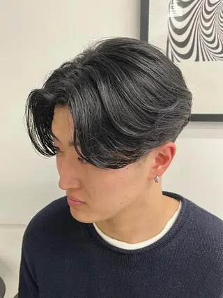 ショート パーマ メンズ 新潟メンズパーマ 新潟駅/小田拓実のヘアスタイル