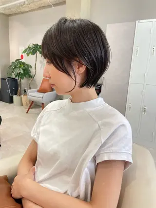 ショート 江崎 良のヘアスタイル
