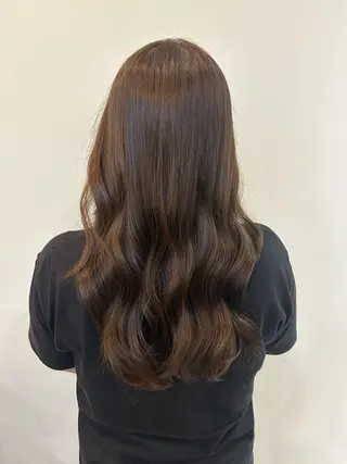 ロング カラー FUKA🎀🩶 / 韓国風ヘアのヘアスタイル