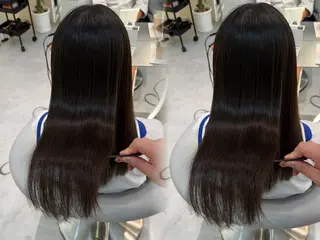 セミロング 縮毛矯正/髪質改善 🌟本郷壮一郎のヘアスタイル