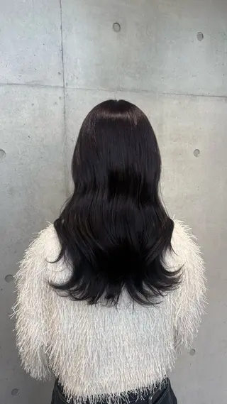 ロング カラー パーマ ヘアアレンジ メンズ 赤み消し艶カラー/美 髪☘️Reika☘️のヘアスタイル