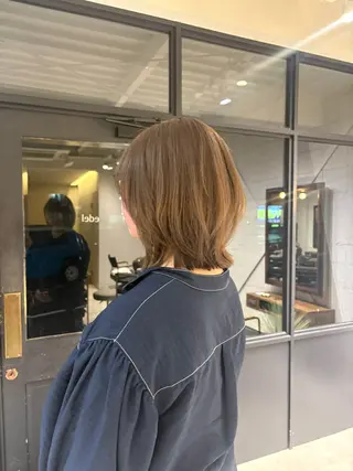 ミディアム ⠀ hinaのヘアスタイル