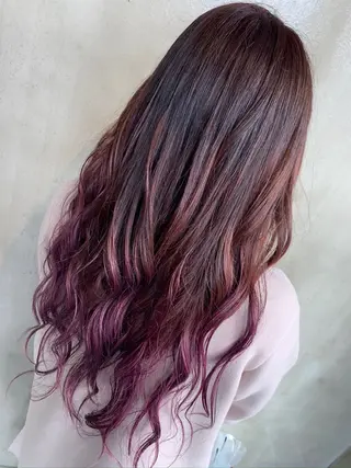ロング カラー カットモデル募集/ 新潟松崎/田村紗莉那のヘアスタイル
