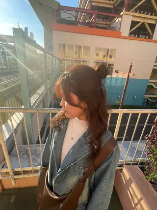 セミロング ヘアアレンジ MAIKA/ 茅ヶ崎のヘアスタイル