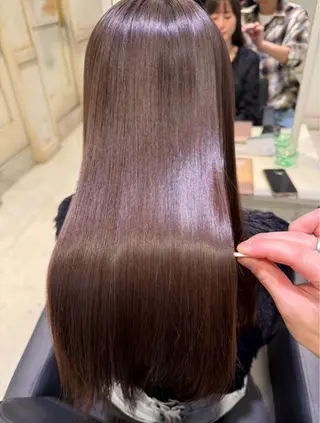 パーマ 💙透明感カラー/ 縮毛矯正/ゆうな💙のヘアスタイル
