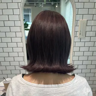 ミディアム カラー 松井 悠希のヘアスタイル