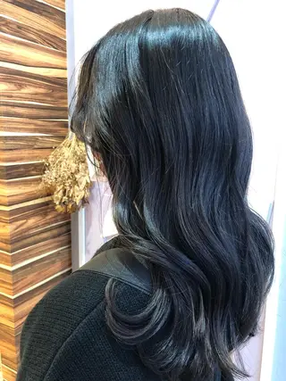 セミロング カラー mizuki roan多々良店のヘアスタイル
