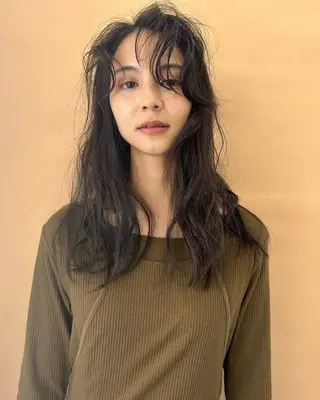 ロング カラー HIBIKI/原宿 ハッシュカット🪄のヘアスタイル