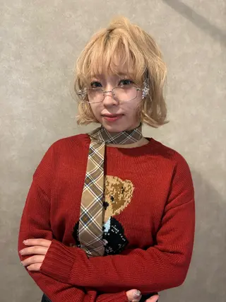 ミディアム 心斎橋酸性ストレート 🛼MATOI🛼のヘアスタイル