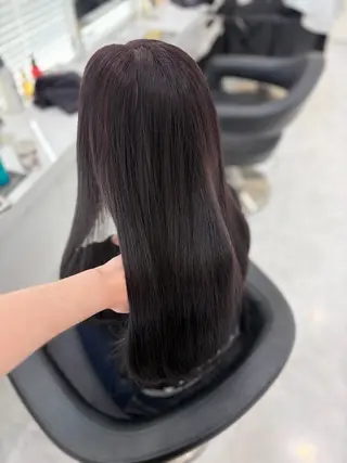 ロング カラー ヘアアレンジ 💓色落ちまで綺麗な 垢抜けカラー💓のヘアスタイル