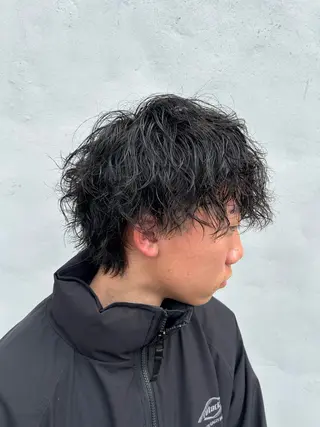 パーマ 最高級エクステ /羽エクステ白石宇由のヘアスタイル