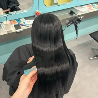 ロング Mio/韓国風/ ショートカットのヘアスタイル