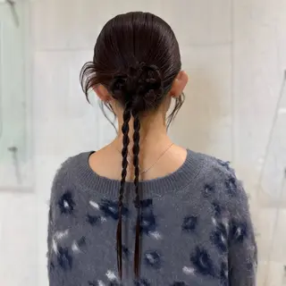セミロング kotone🦋艶髪 似合わせカットカラーのヘアスタイル