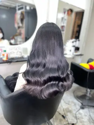 ロング カラー 艶髪ハイトーン💎 Rukumoのヘアスタイル