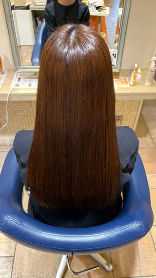 ロング 藤本 早耶のヘアスタイル