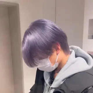 ロング カラー メンズ リコ 渋谷 ハッシュカットのヘアスタイル