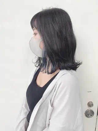 ミディアム カラー ヘアアレンジ NANA／trend style🕊🍑のヘアスタイル